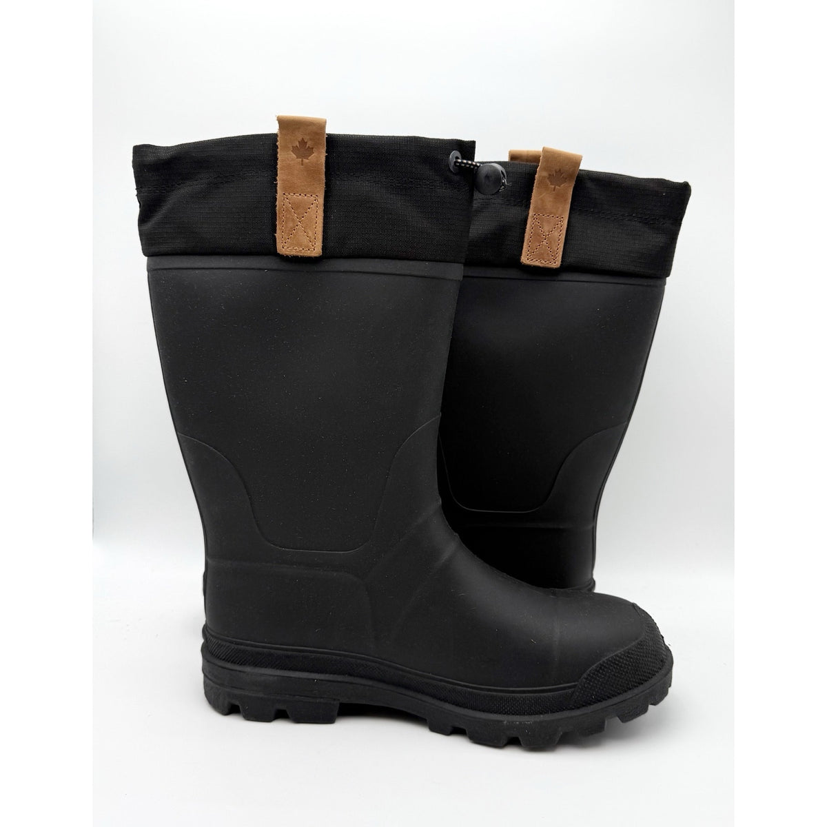 Kamik Mens Tundra Winter Boots Size 10 M EU 43 Black Waterproof Mid-Calf NIB