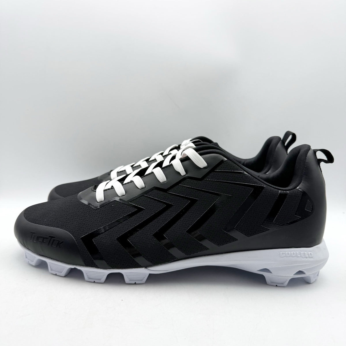 Rawlings Mens Savage Low Baseball Cleats Size 13 Black White Athletic NWOB