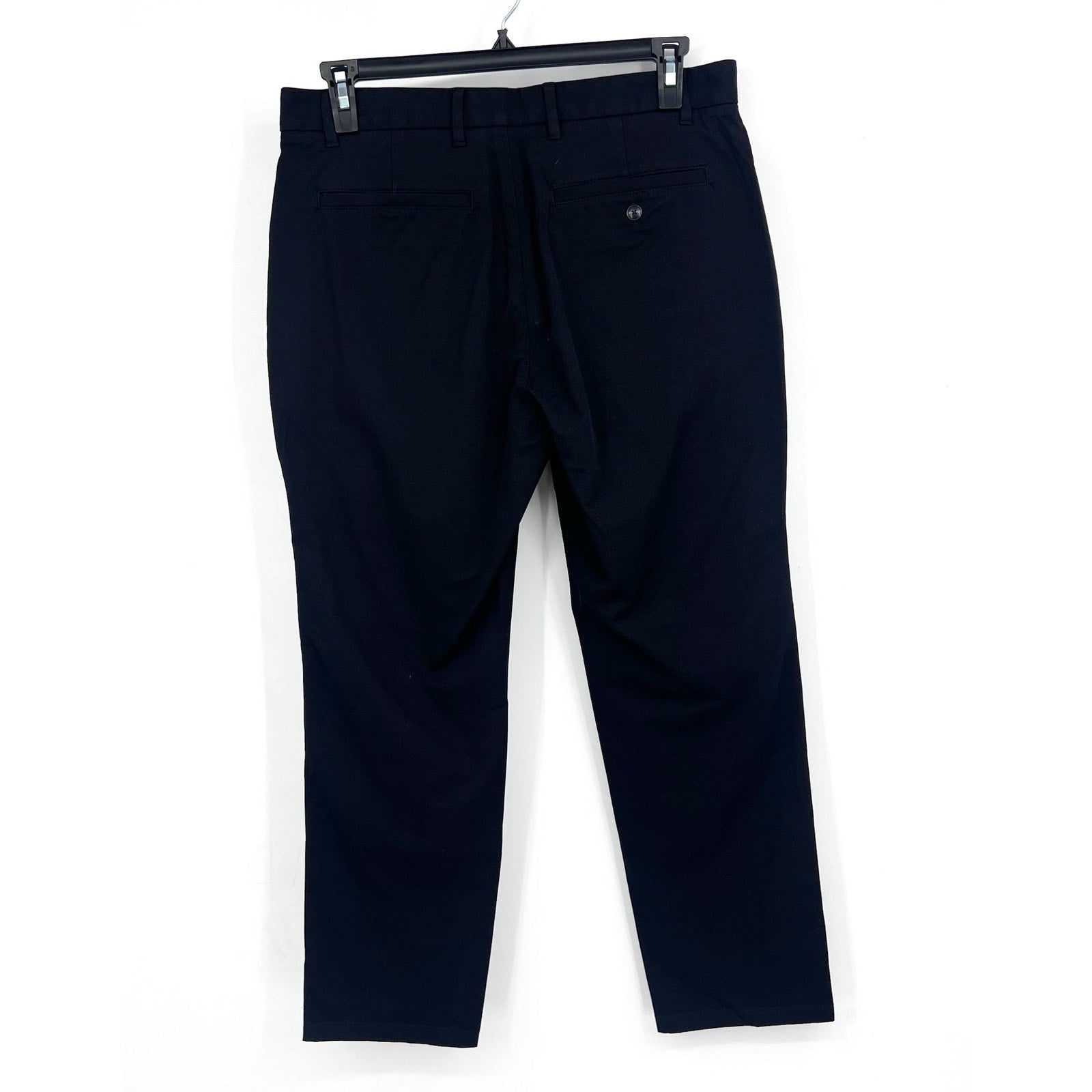 EVERLANE Men's Uniform Performance Chino Pants 32x28 Black Slim Fit NWT
