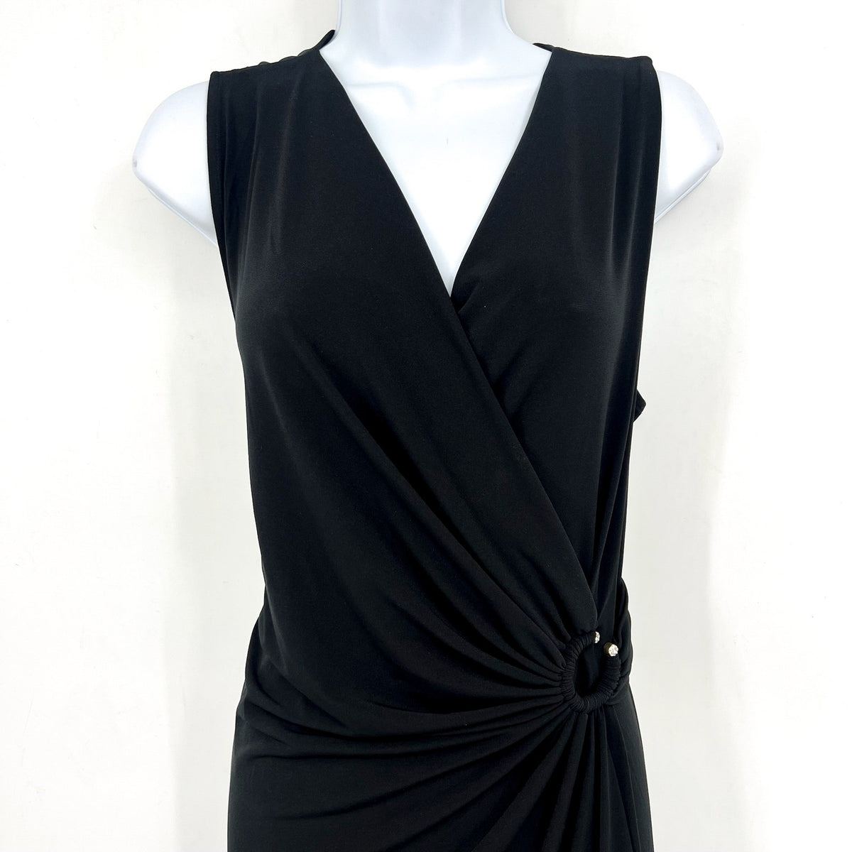 TOMMY BAHAMA Women's Clara Glimmer Maxi Dress Small Black Sleeveless NWT