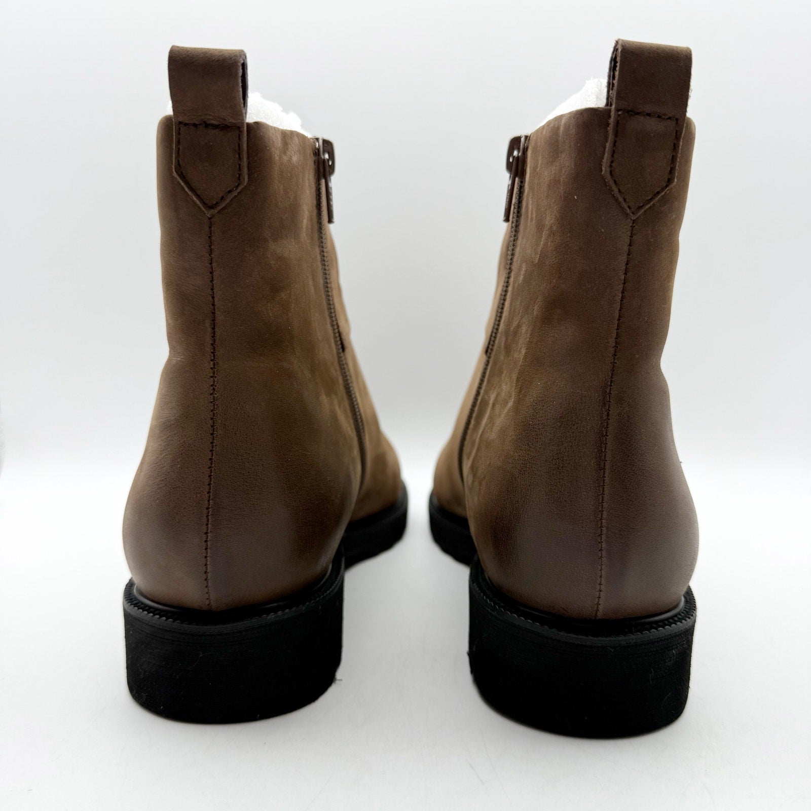David Tate Womens Damila Boots US 9.5M EU 40 Brown Nubuck Leather NIB