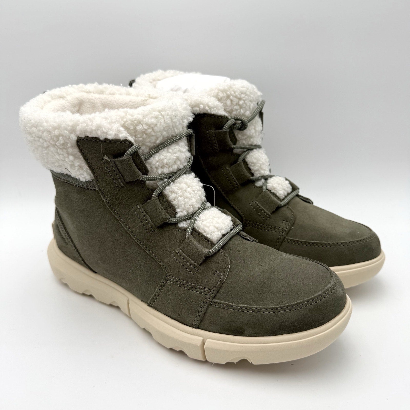 Sorel Womens Explorer Next Carnival Boots US 9 Green Winter Waterproof NIB