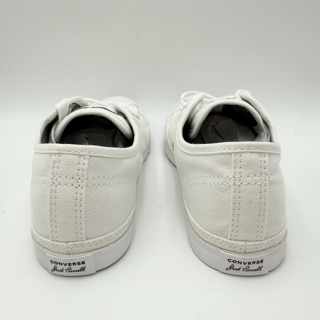 Converse Womens Jack Purcell Casual Low Sneakers Size 6.5 White Canvas NIB
