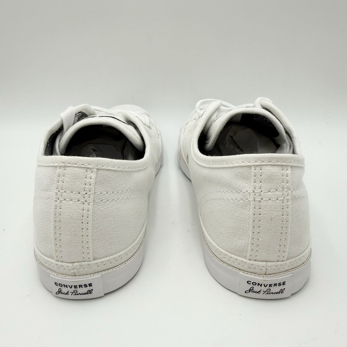Converse Womens Jack Purcell Casual Low Sneakers Size 6.5 White Canvas NIB