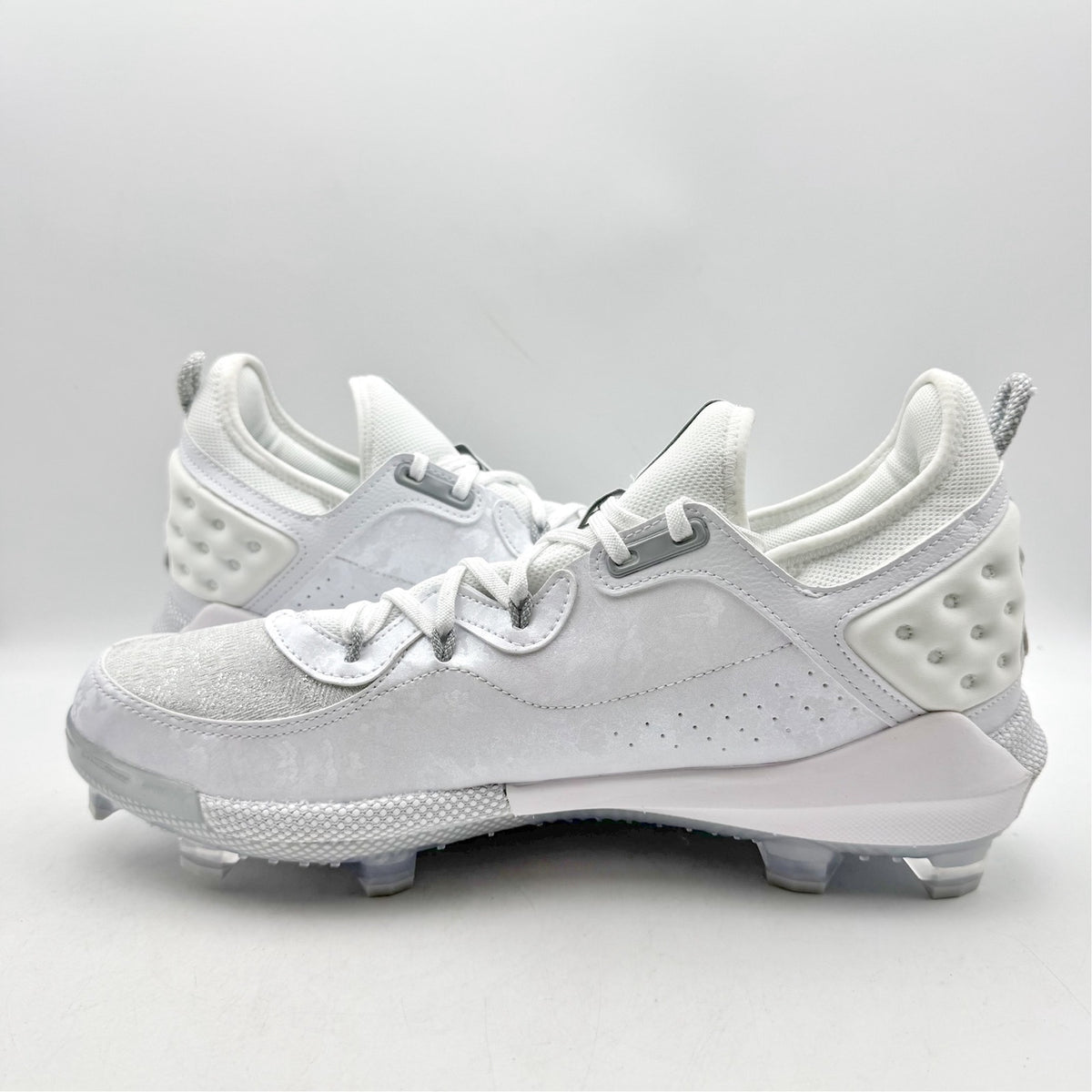 Under Armour Mens Harper 8 Elite Baseball Cleats US 13 EU 47.5 White Grey NWOB