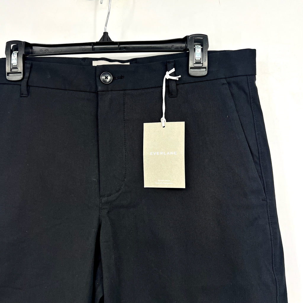 EVERLANE Men's The 9" Performance Chino Shorts Size 34 Black NWT