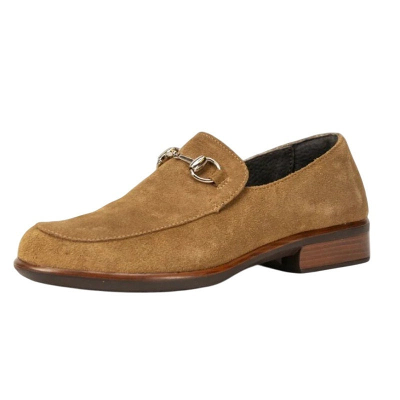 Naot Womens Bentu Loafers EU 39 US 8 Brown Suede Orthotic Friendly NIB