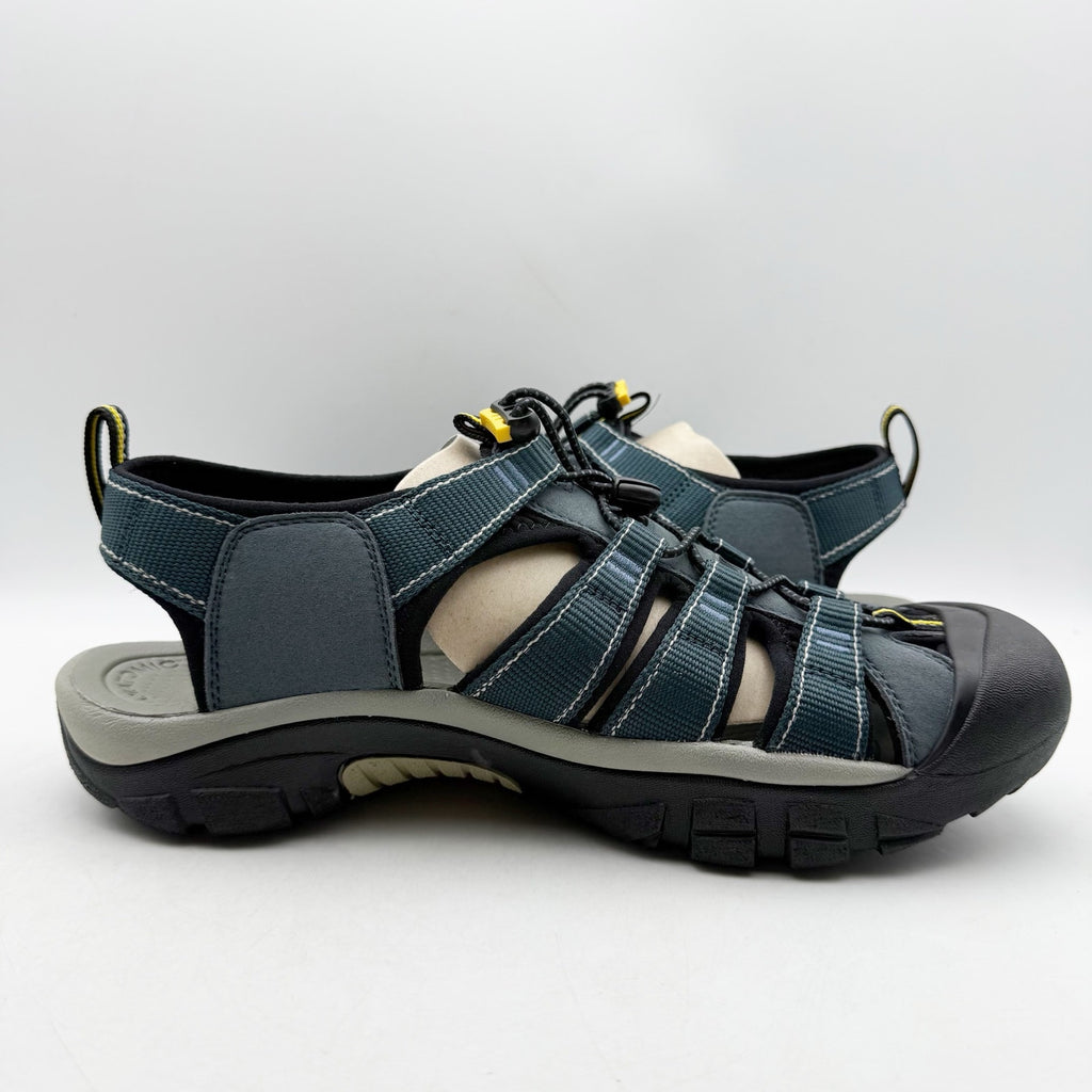 Keen Mens Newport H2 Sandals US 12 EU 46 Blue Black Water-Resistant Hybrid NIB