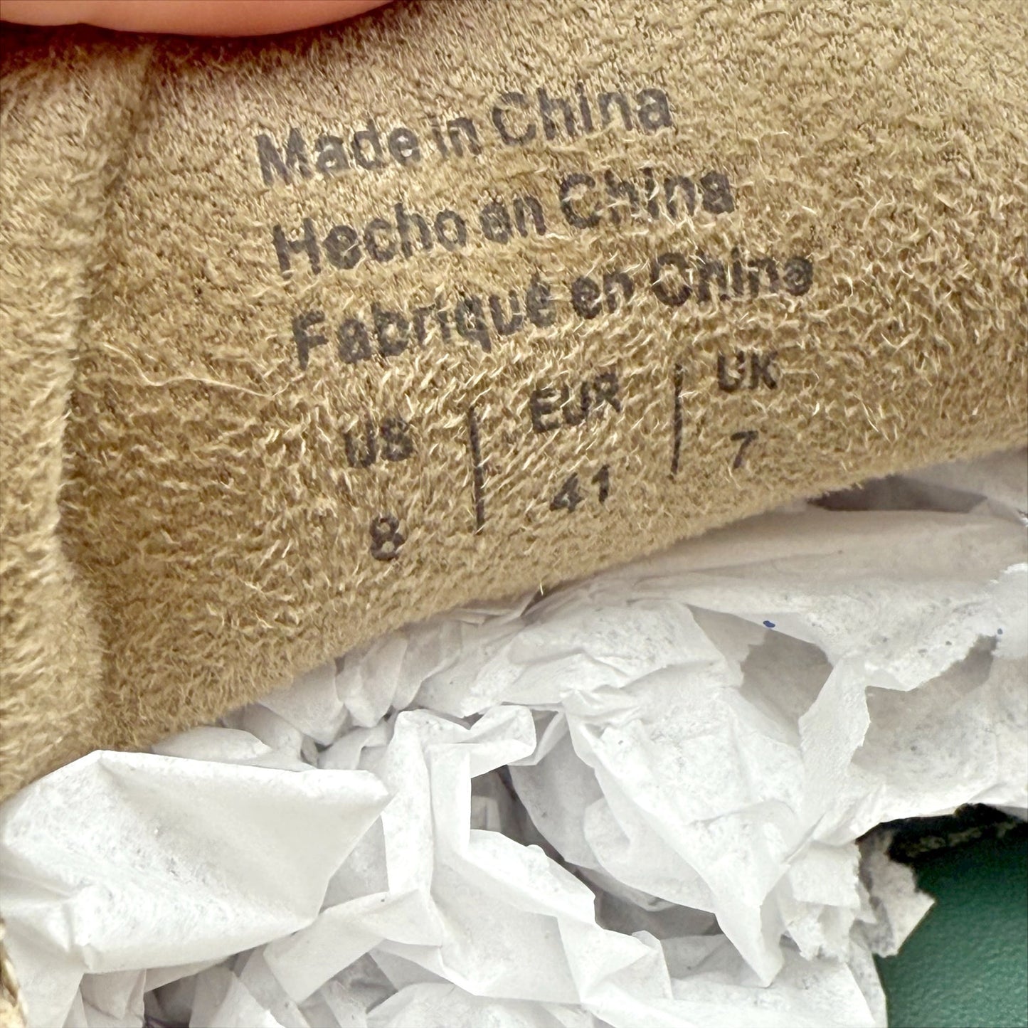 Aldo Mens Tucker Penny Loafers US 8 EU 41 Taupe Beige Suede Slip On NWOB