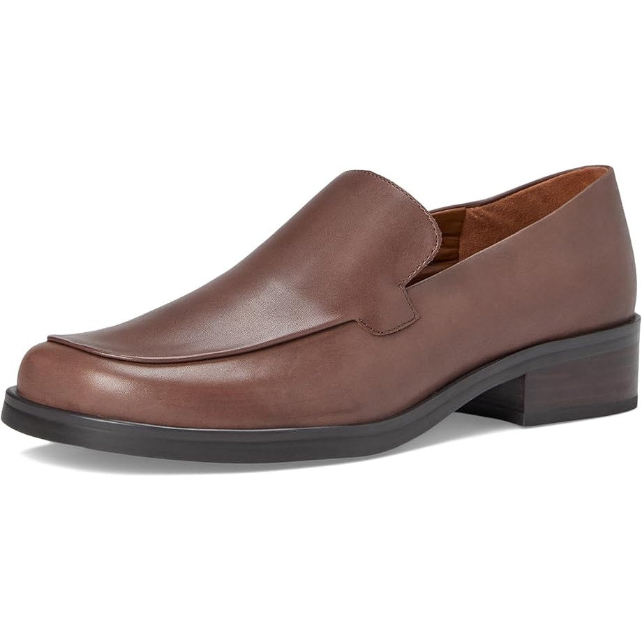 Franco Sarto Womens Bocca Loafers US 9 M EU 40 Brown Leather Slip On NWOB