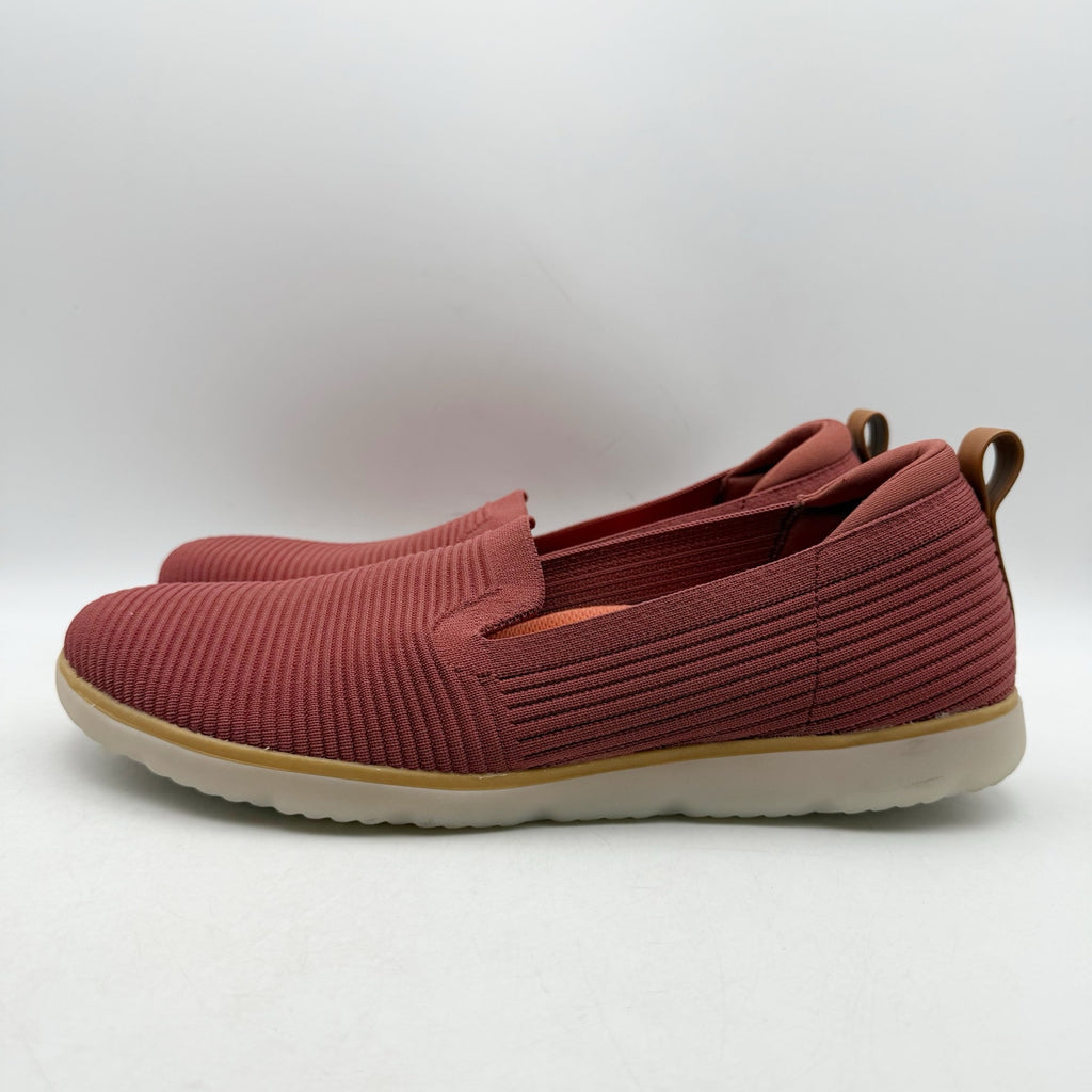 Ryka Womens Effortless Slip On Shoes US 12 M Red Knit Fabric NWOB