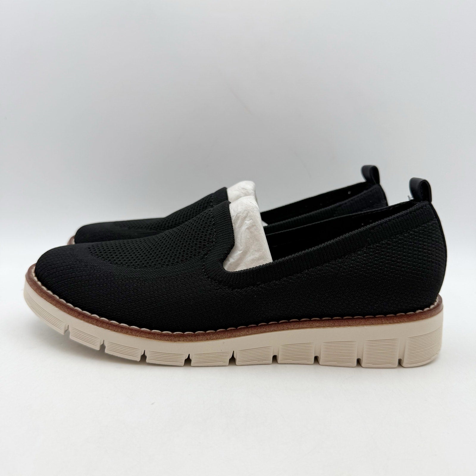 Easy Spirit Womens Valina Shoes US 6 M Black Slip On Casual Loafers NIB