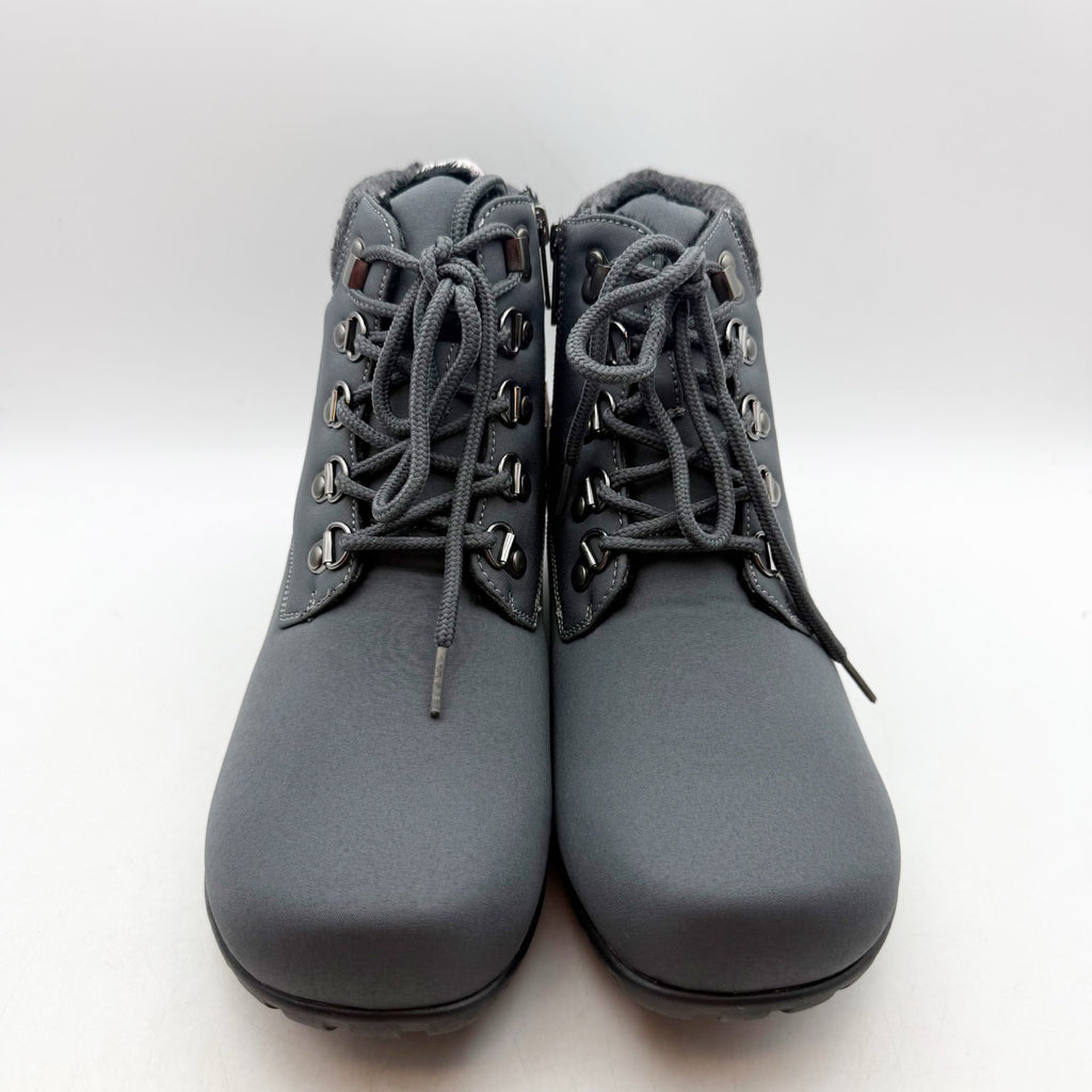 Propet Womens Dani Ankle Boots Size 9.5 M Grey Water Resistant Insulated NIB