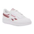 Reebok Womens Club C Double Sneaker SIZE 9 EU 40 White Red Leather NWT