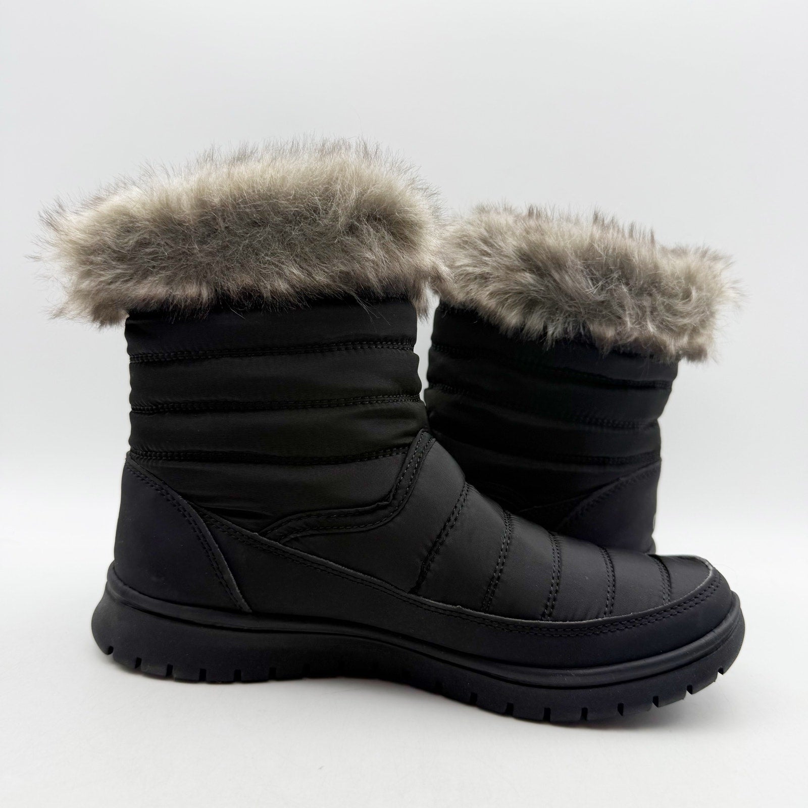 Ryka Womens Suzy Winter Boots US 5.5 M EU 35.5 Black Water Repellent NIB