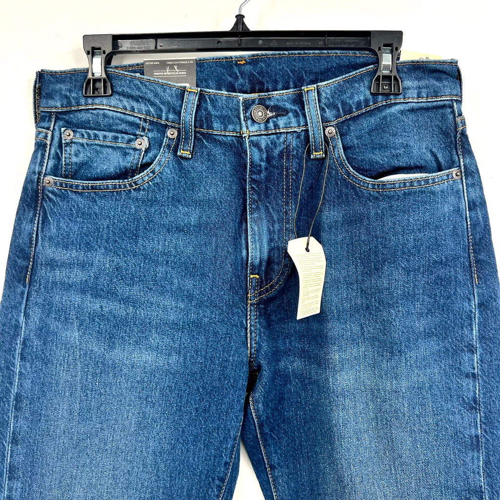 Levi's Men's 505 Regular Fit Jeans 30X30 Dark Blue Wash 00505-0000 NWT