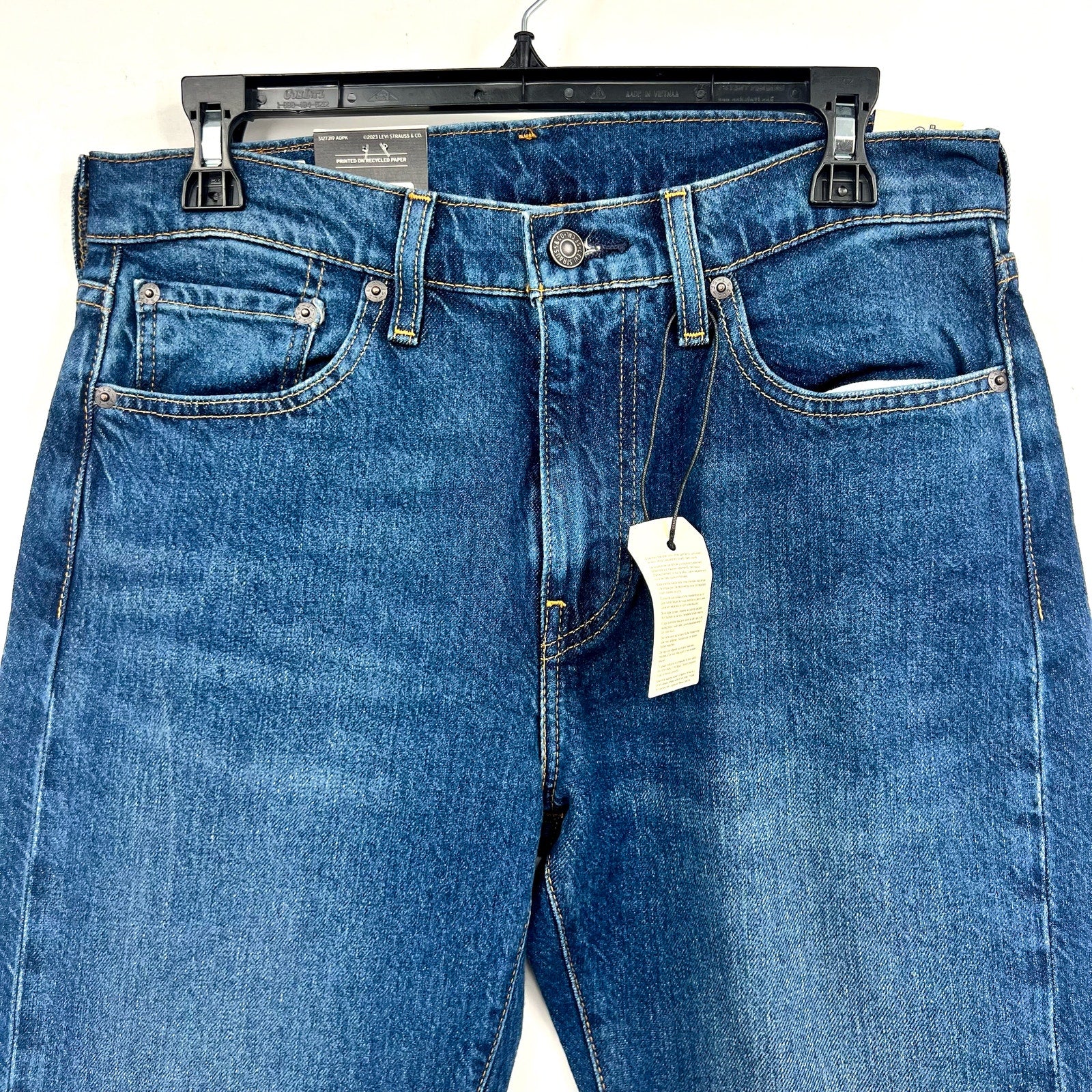 Levi's Men's 505 Regular Fit Jeans 30X30 Dark Blue Wash 00505-0000 NWT