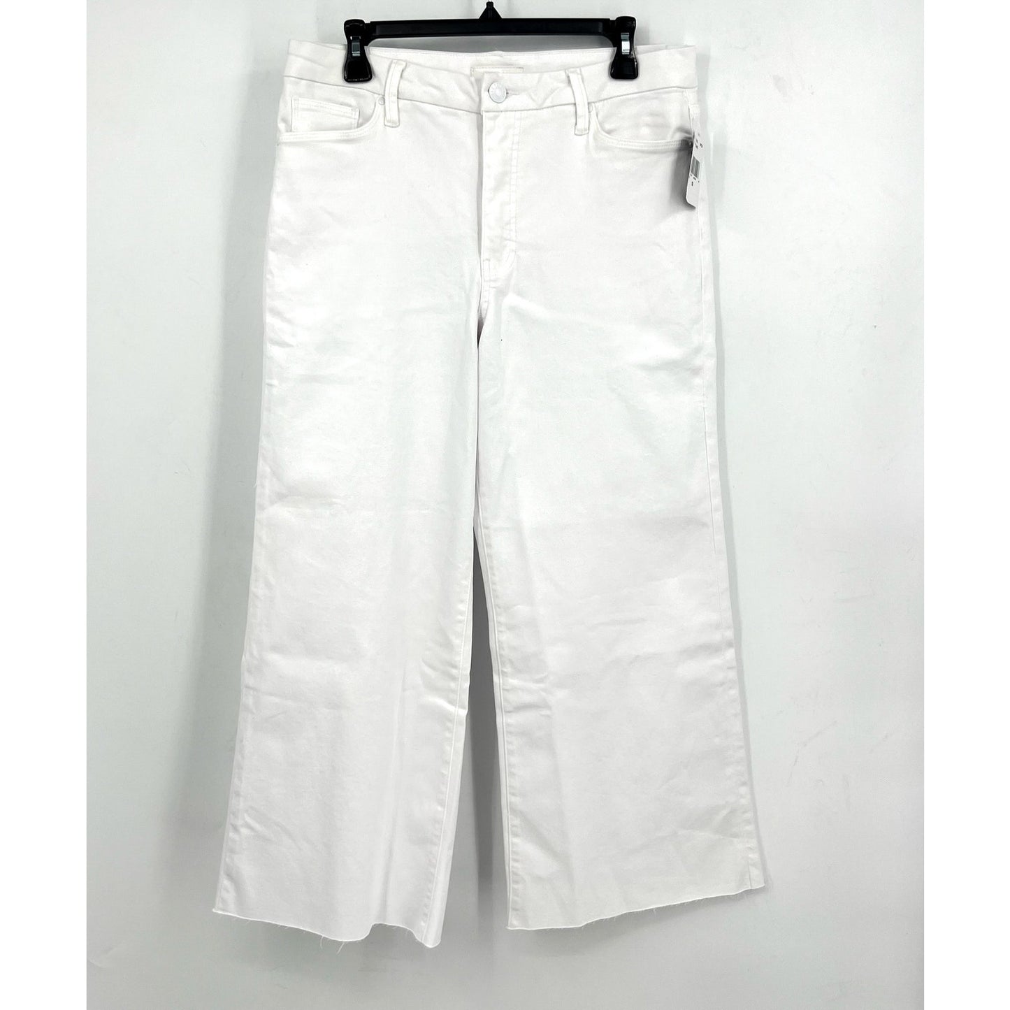 KUT FROM THE KLOTH Meg Wide Leg Jeans Size 10 Optic White High-Rise Fab AB NWT