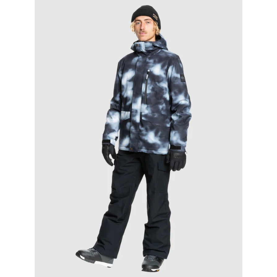 QUICKSILVER Men's Porter Snow Pants Large Black Waterproof Outdoor NWT