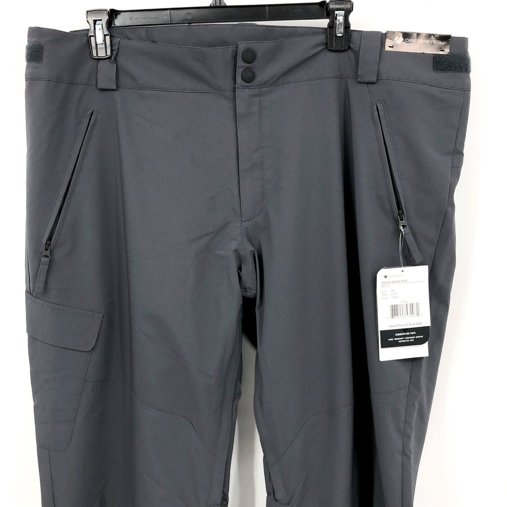 OBERMEYER Men's Alpinist Stretch Snow Pants 3XL Dark Grey Waterproof NWT