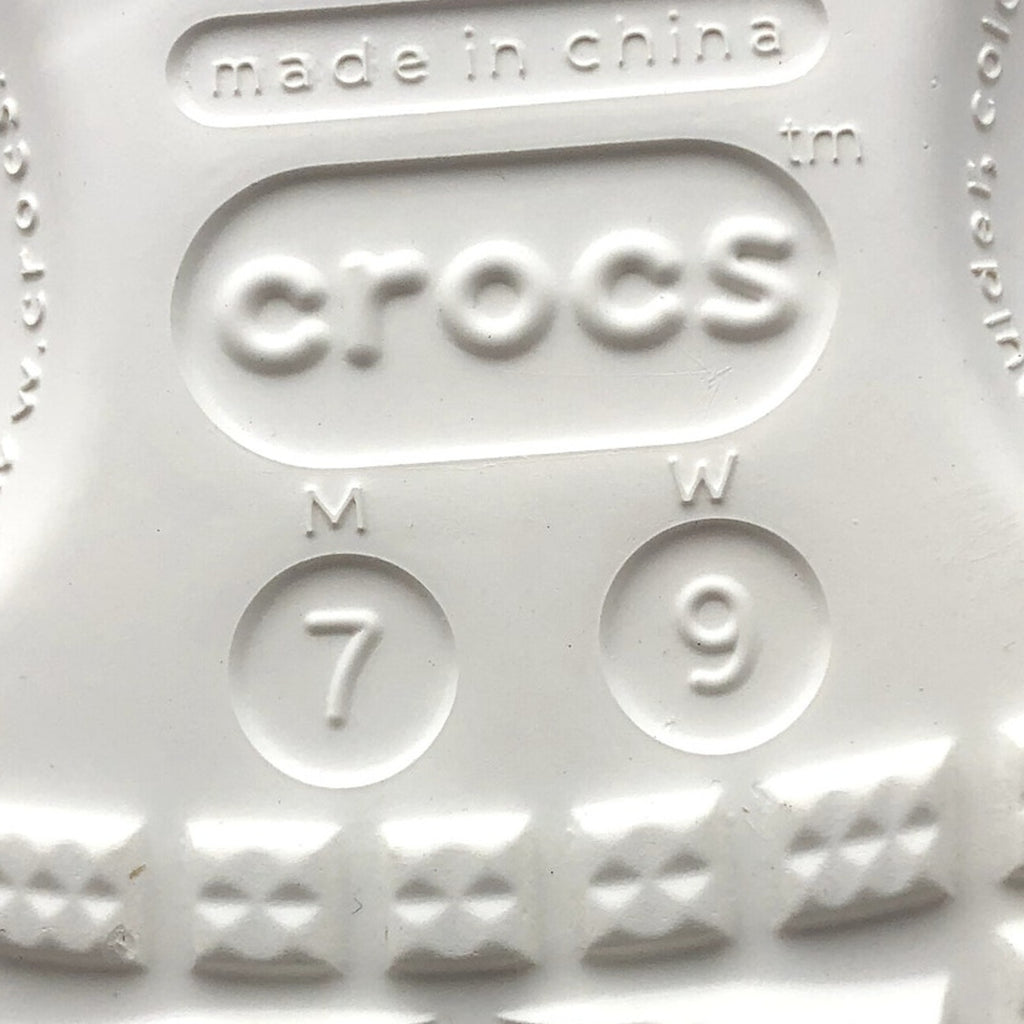 Crocs UNISEX NBA Miami Heat Classic Clog Mens 7 Womens 9 Black Red NWT