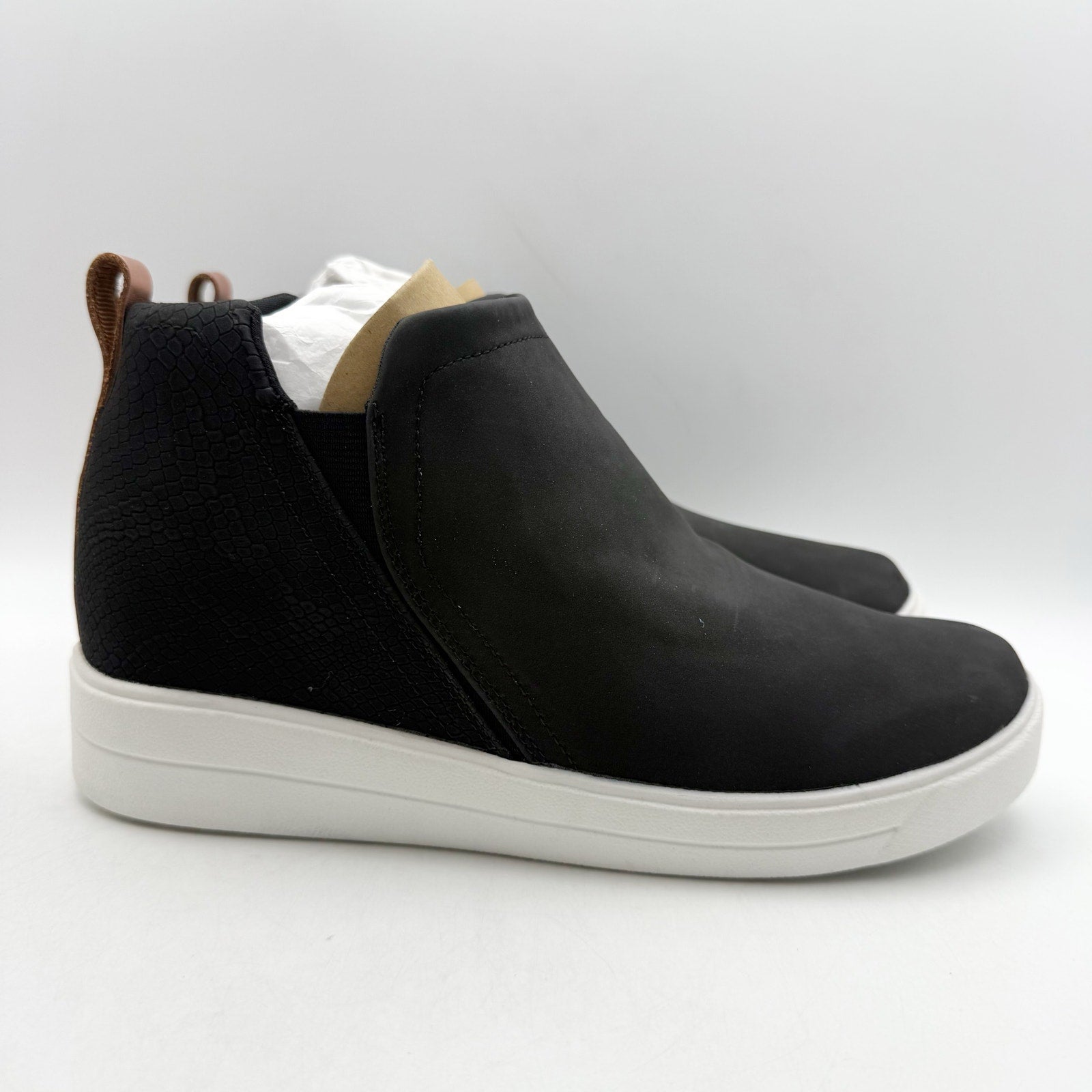 Ryka Womens Vera Wedge Casual Sneakers US 8.5 M EU 38.5 Black Knit NIB