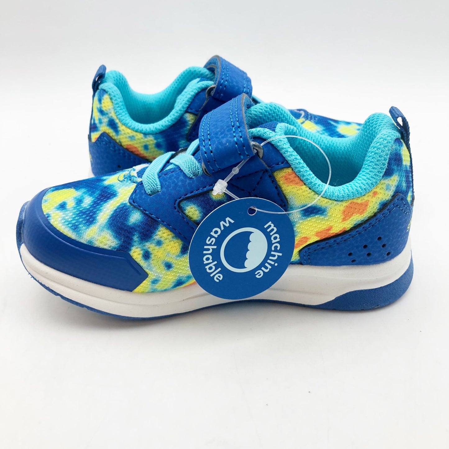 Stride Rite Boys Wiley Made To Play Sneaker 10 Wide Blue Multi Kids Shoe NIB