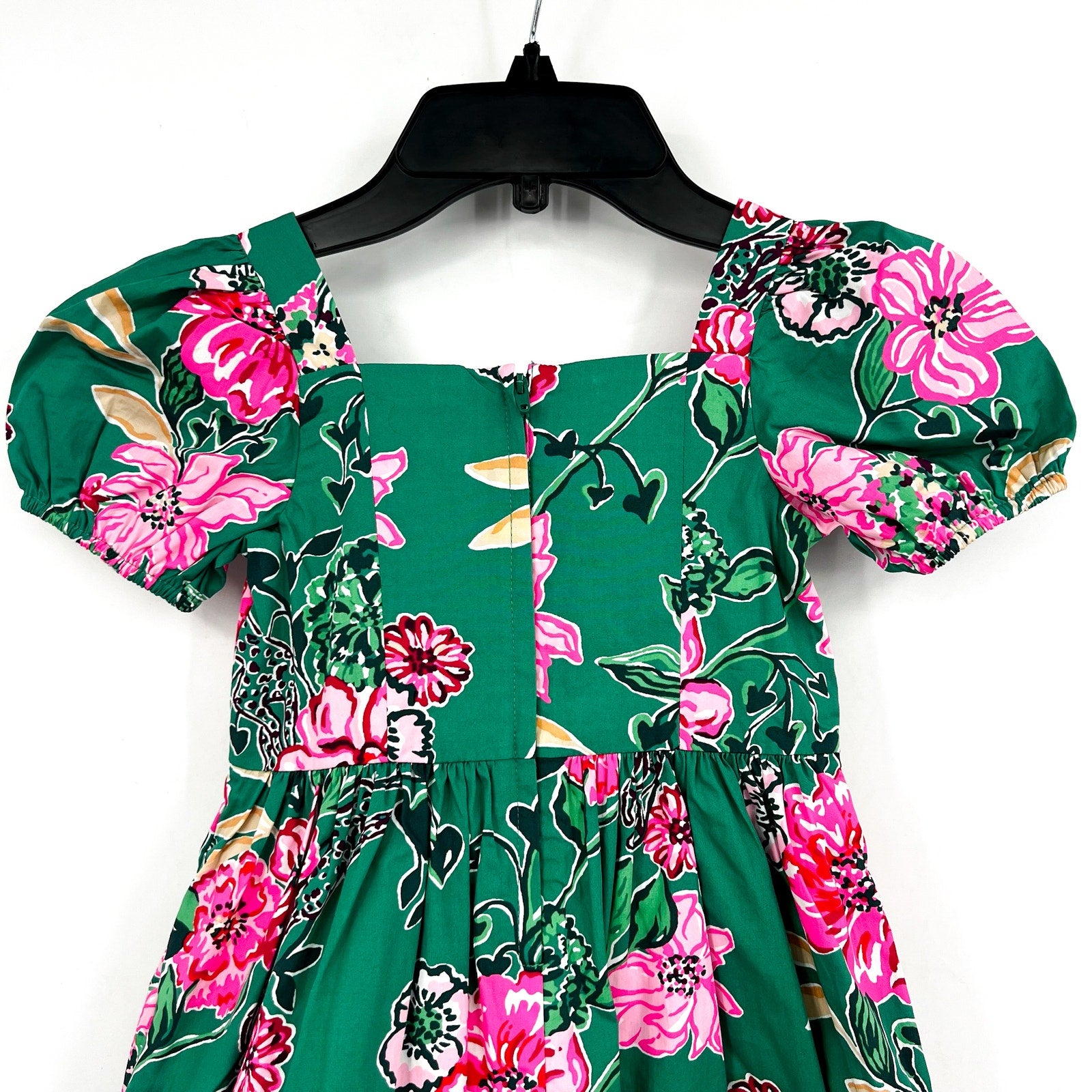 LILLY PULITZER Shivangi Dress Girls 5 Green Safari Sanctuary Short Sleeve NWT