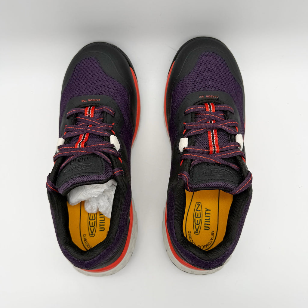 KEEN Womens Utility Tempe Sneakers 9 Wide Purple Comp Toe Slip Resistant NIB