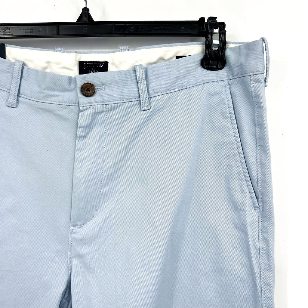 J CREW Men's Straight-Fit Flex Chino Pants 34x32 Light Blue BL8901 NWT