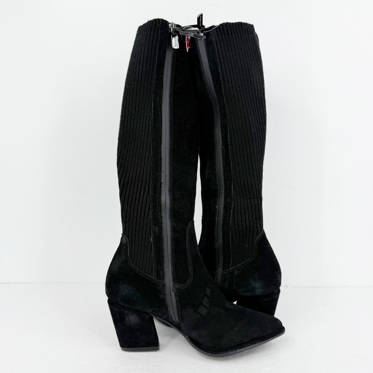 Blondo Womens Elisha Knee High Boots US 8 M Black Suede Waterproof NWOB