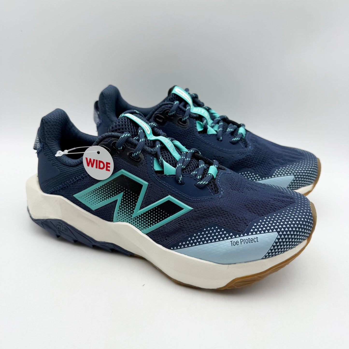 New Balance Womens Dynasoft Nitrel V6 Trail Running Sneakers US 5 XW Blue NWOB
