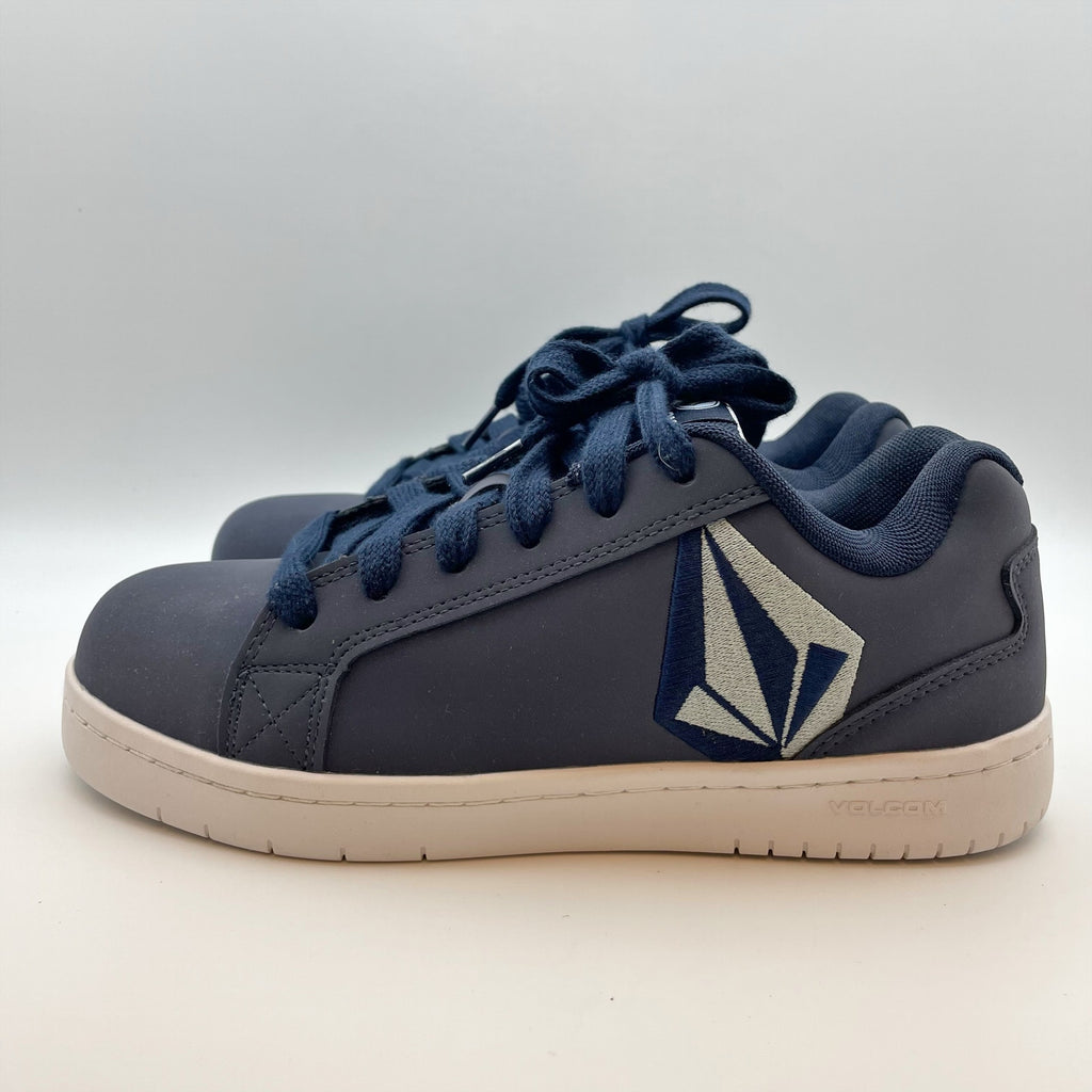 Volcom Stone Work Shoes Mens 8 Womens 10 Slate Blue Comp Toe EH SR NIB