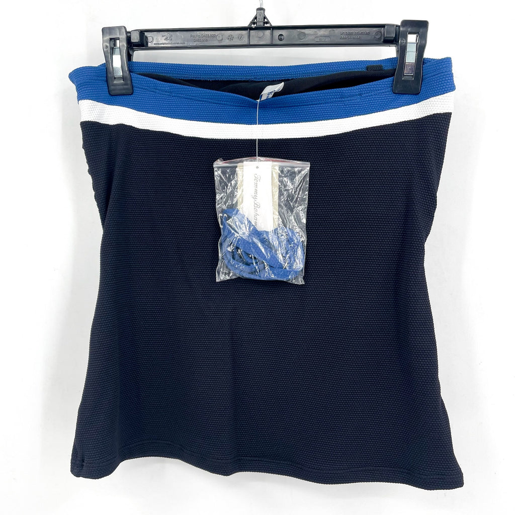 TOMMY BAHAMA Island Cays Bandini Tankini Swim Top Small Blue Indigo Tide NWT
