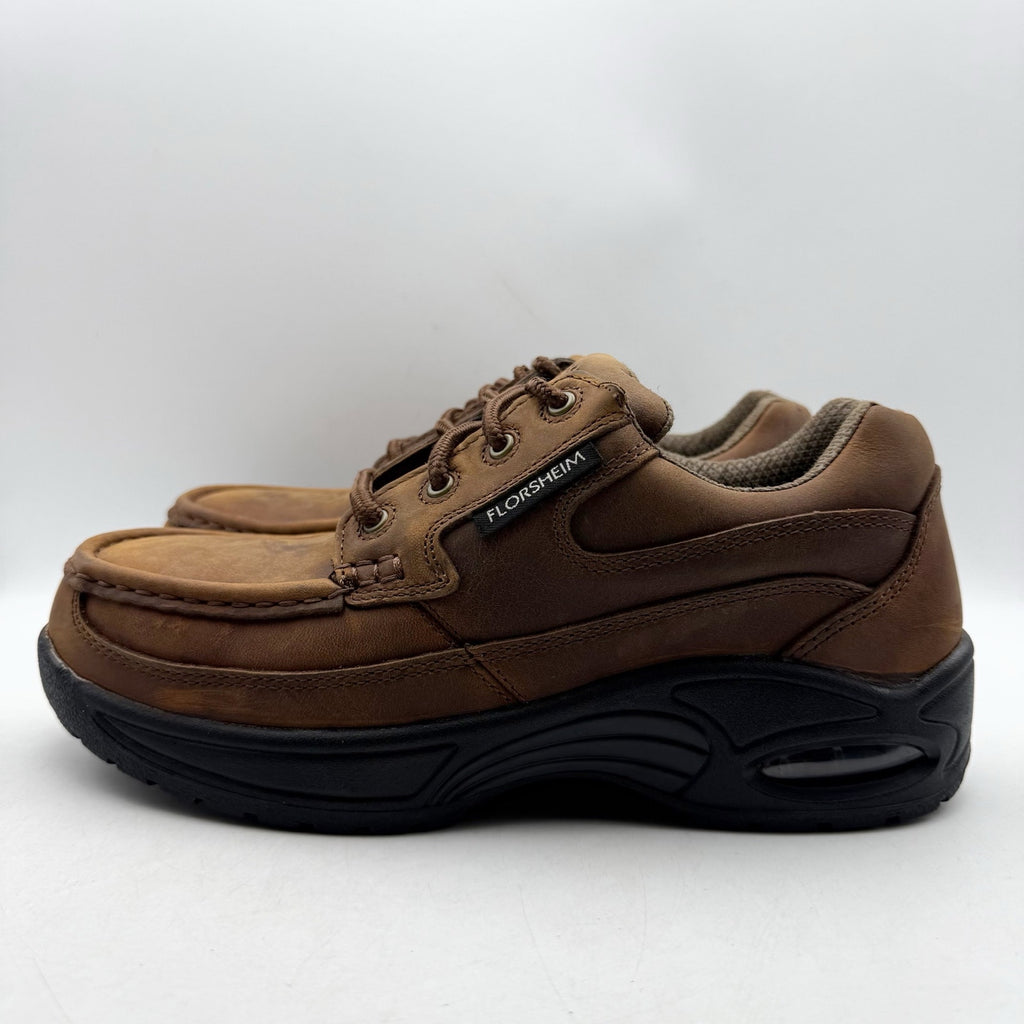 Florsheim Mens Polaris Composite Toe Work Shoes US 9.5 Wide Brown Leather NIB