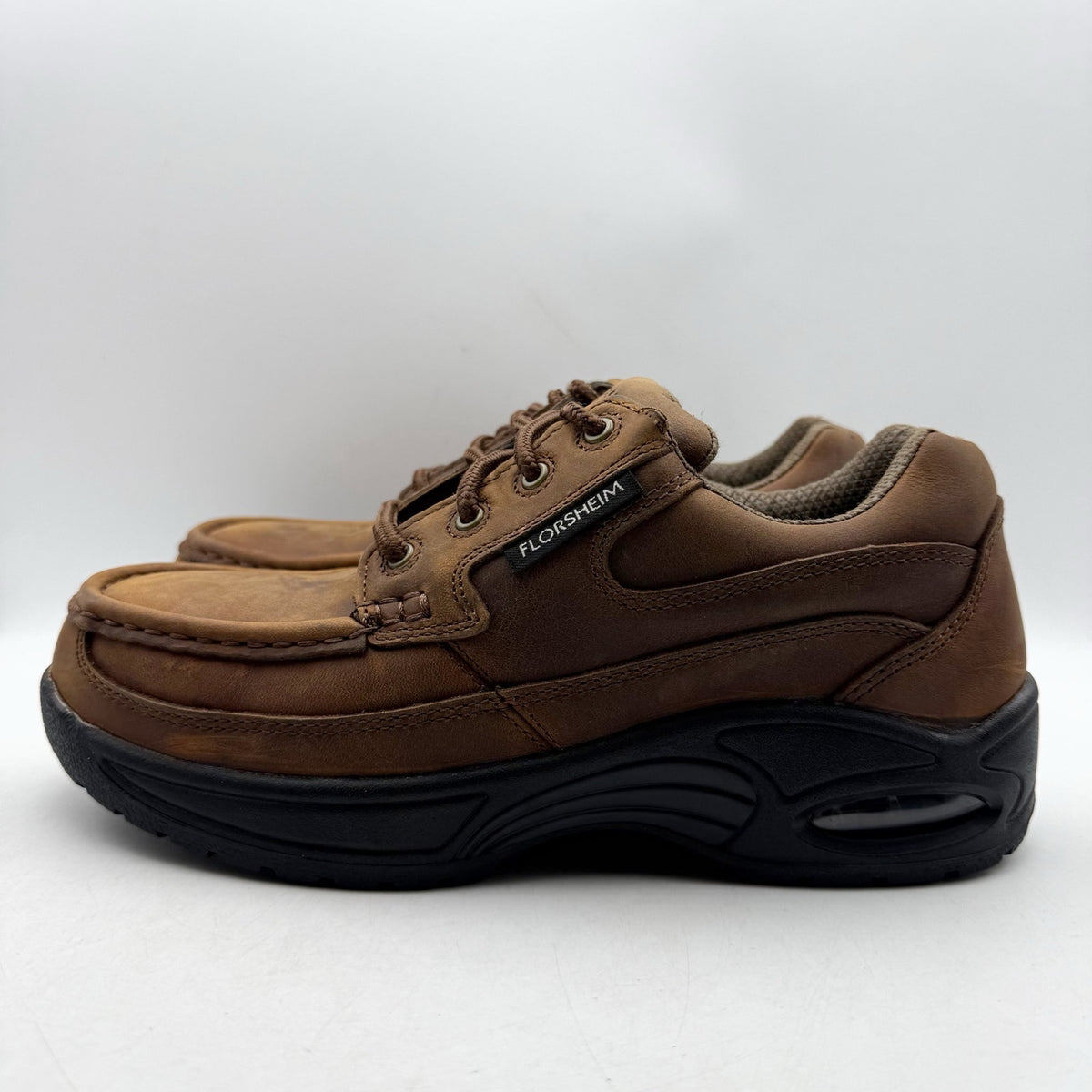 Florsheim Mens Polaris Composite Toe Work Shoes US 9.5 Wide Brown Leather NIB