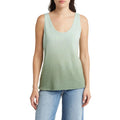 TREASURE & BOND Women's Ombré Knit Tank Top Small Mint Green Scoop Neck NWT