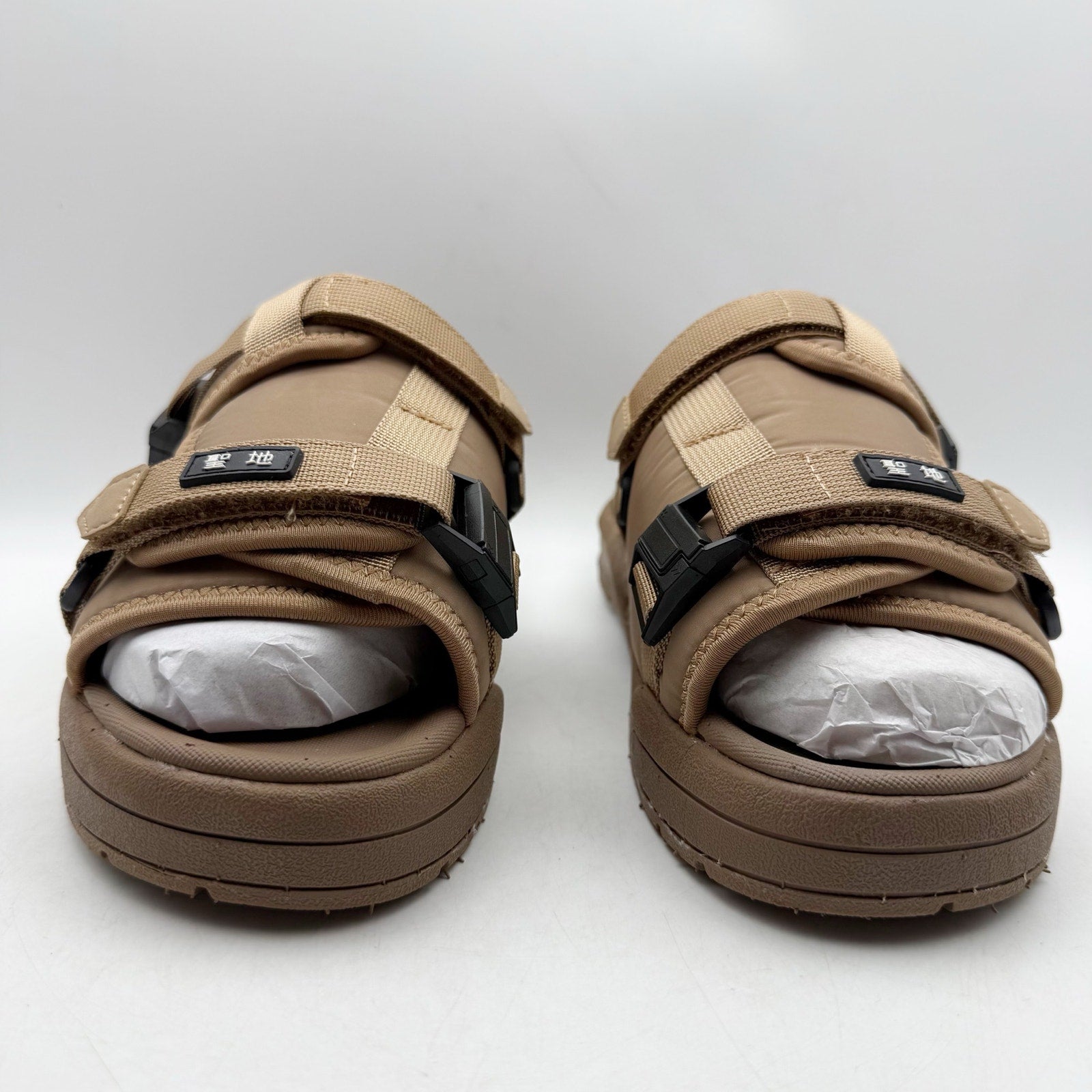 Seichi Mens Yoroi V2 Slide Sandals Size 10 EU 43 Mocha Brown NIB