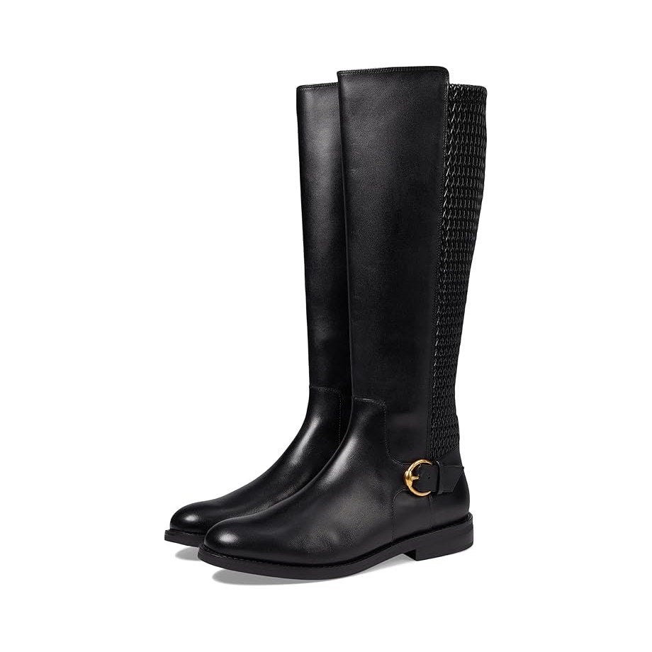Cole Haan Womens Clover Knee High Boots US 8 M EU 38.5 Black NWOB