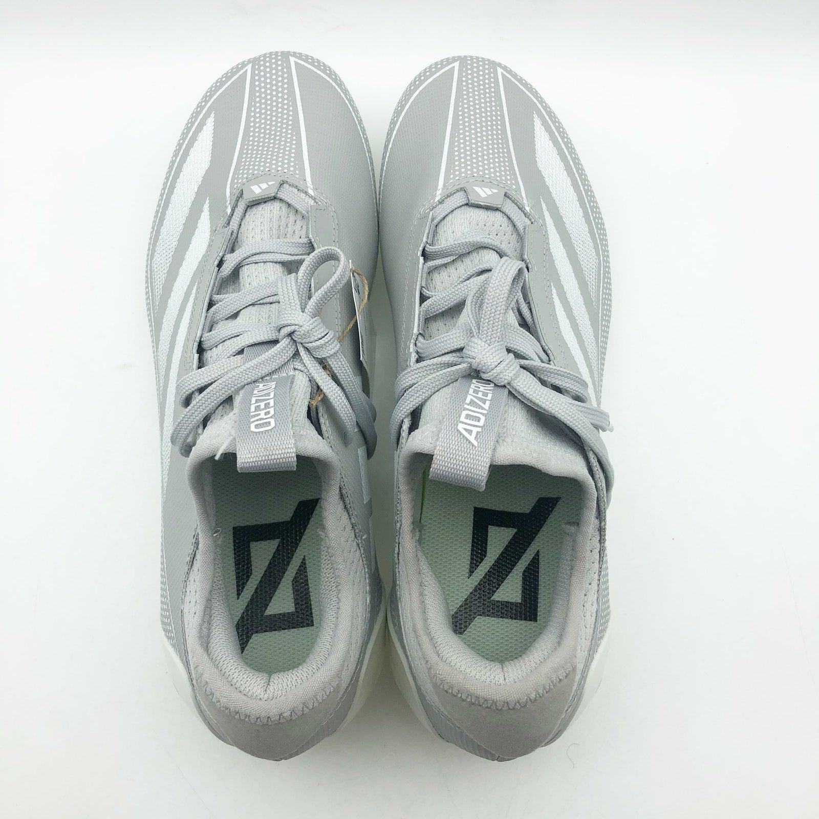 Adidas Mens Adizero Electric 1 Football Cleats Size 12 Grey White NWOB