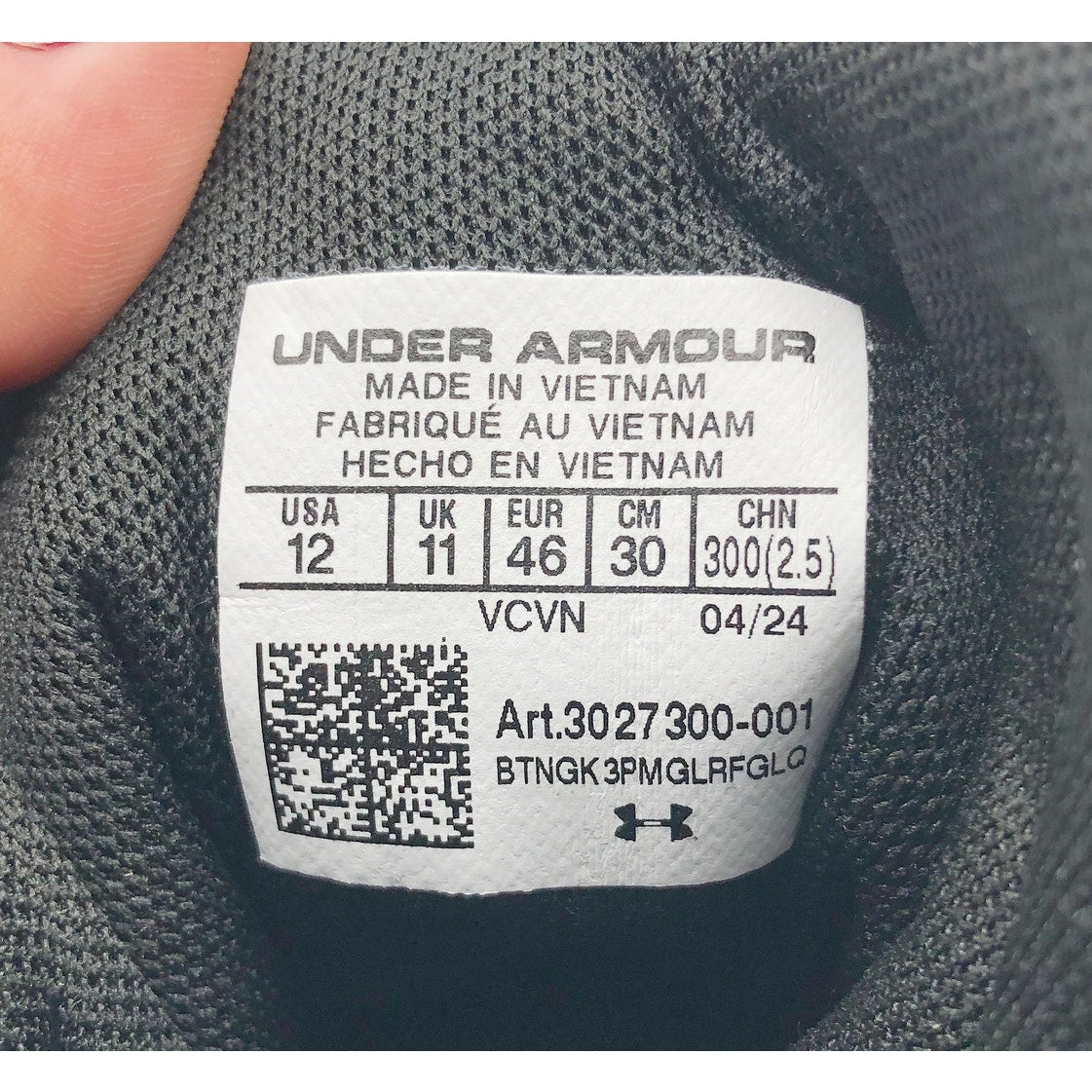 Under Armour Mens Highlight Fran RM 2.0 Football Cleats Size 12 Black White NWOB