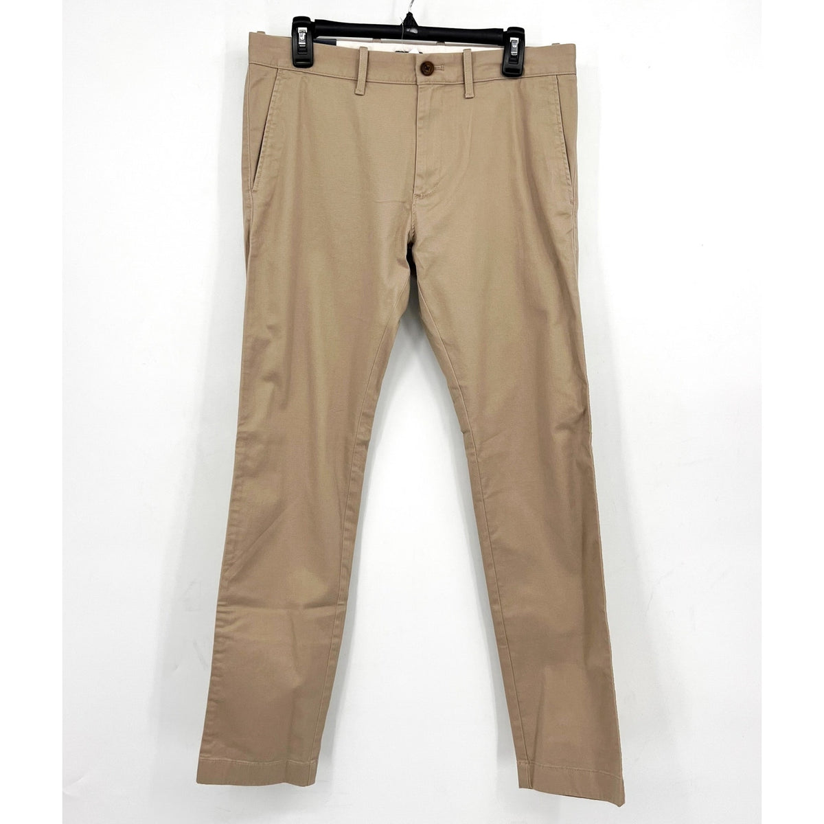 J.CREW Men's Slim-Fit Flex Chino Pants 31x32 Khaki Stretch Flat Front H3167 NWT