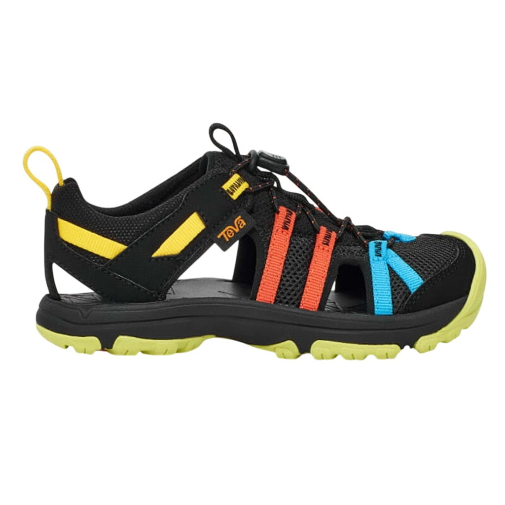 TEVA Kids Manatee Sport Sandals US 1 EU 32 Black Multicolor Breathable NIB