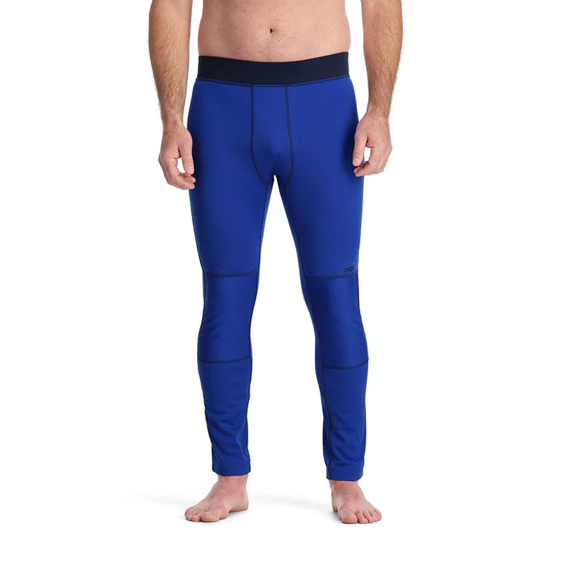 SPYDER Men's Charger Pants Small Electric Blue Leggings Base Layer UPF NWT