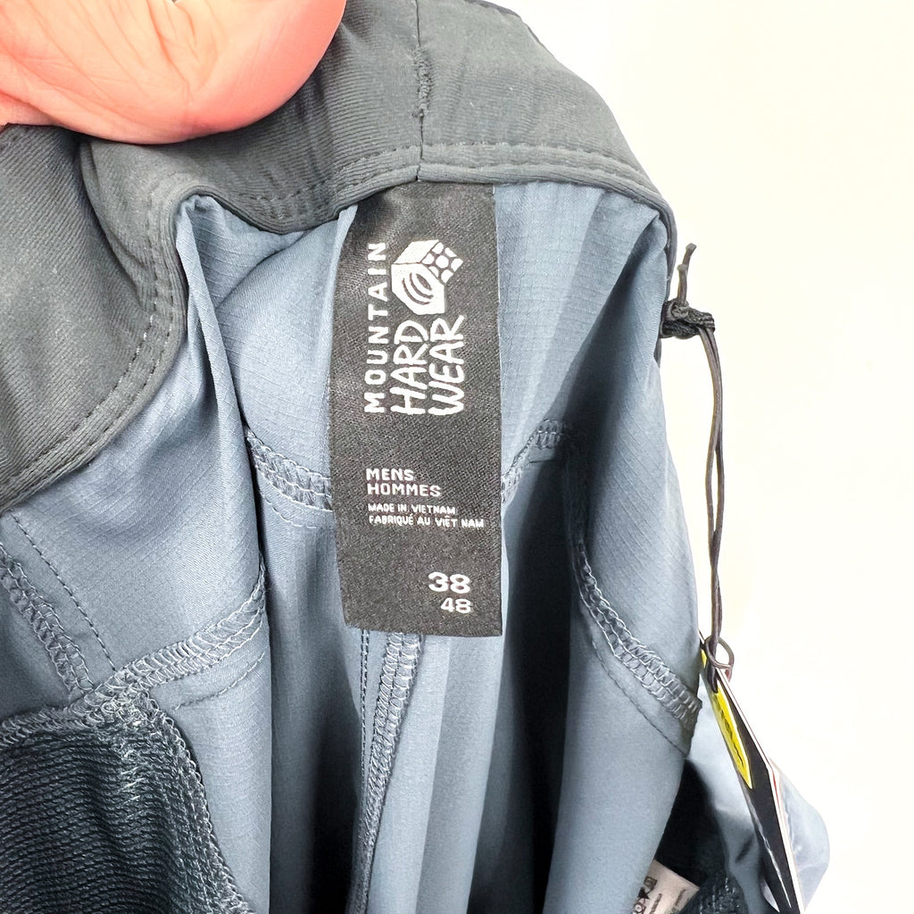 MOUNTAIN HARDWEAR Men's Trail Sender Hiking Pants 38x30 Ash Blue NWT