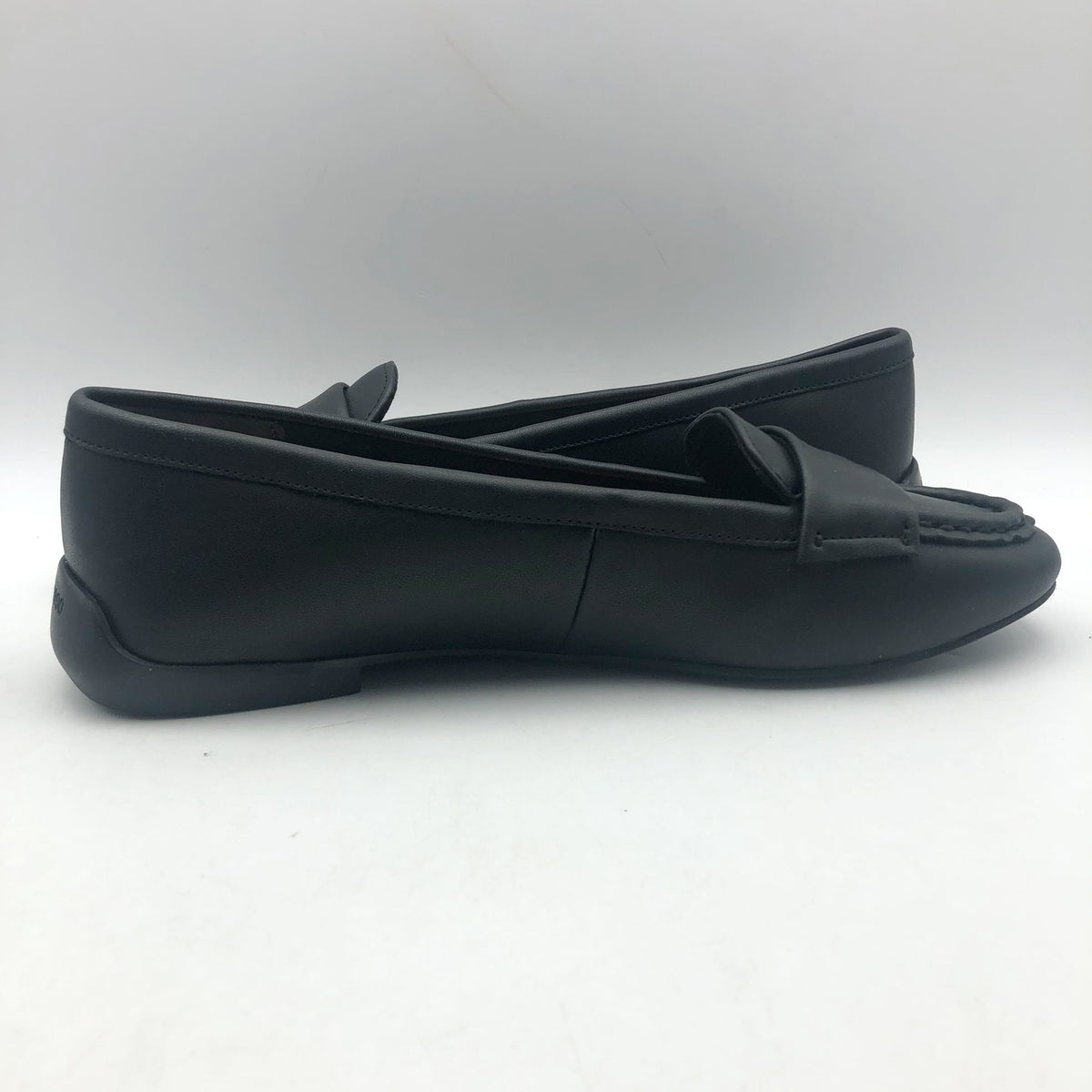 Franco Sarto Womens Faris Slip On Flats Size 6.5 Black Faux Leather NIB