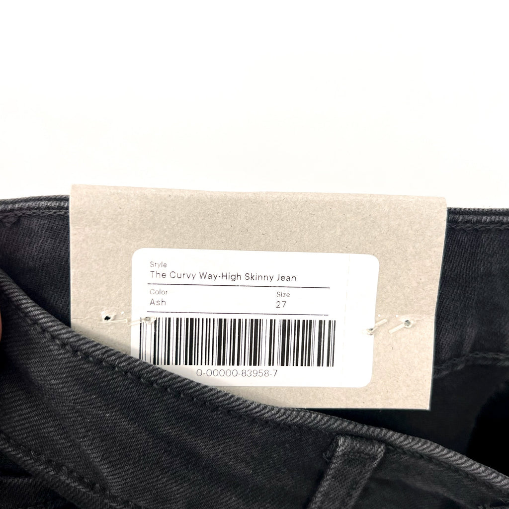 EVERLANE Women's The Way-High Curvy Skinny Jeans Size 27 Crop US 4 Black NWT
