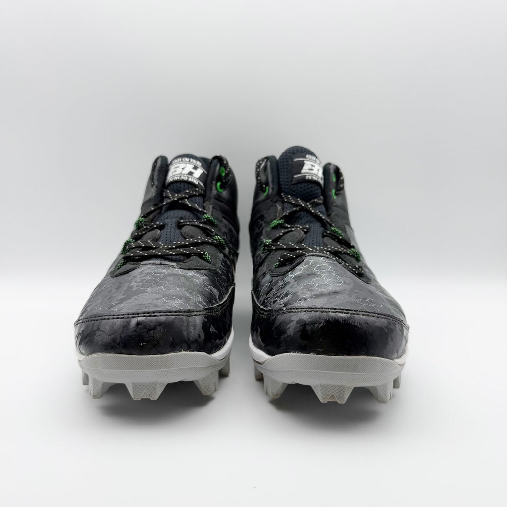 Under Armour Mens Bryce Harper 8 Mid RM Baseball Cleats Size 13 Black Green NWOB