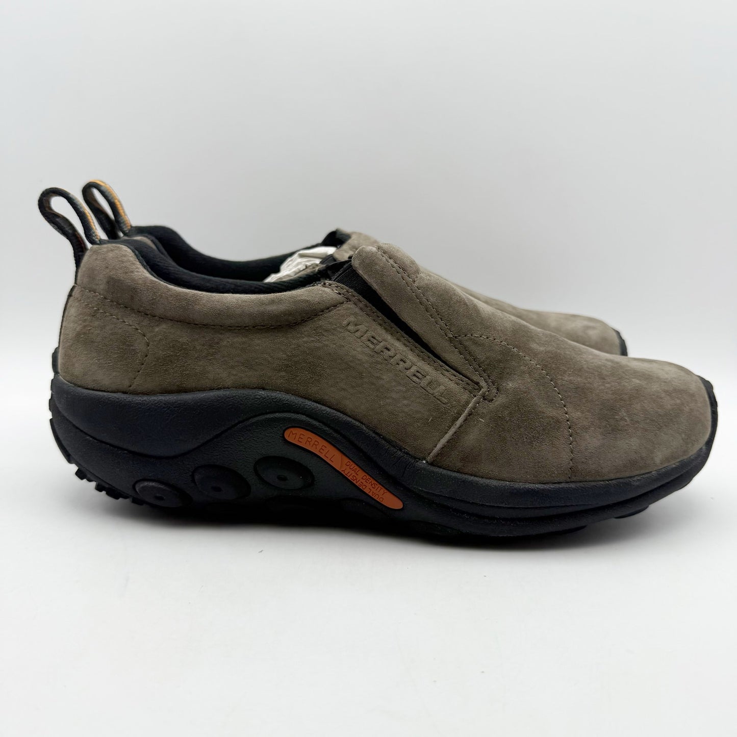 Merrell Mens Jungle Moc Toe Shoes US 10 M EU 44 Brown Suede Slip On NIB