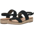 LUCKY BRAND Women's Gloreah Espadrille Flat Sandals Size 8.5M Black NWOB